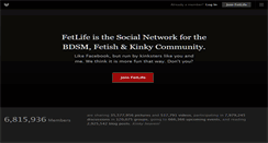 Desktop Screenshot of fetlife.com